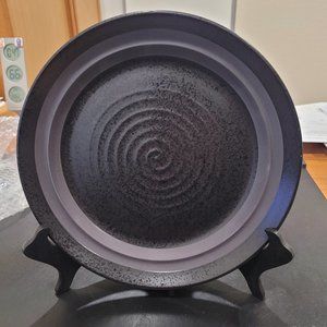 Ceramic Plate and wooden stand